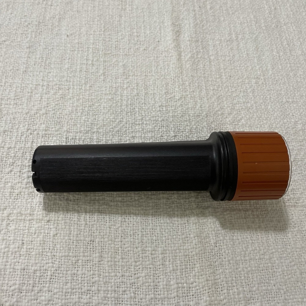 Vintage Duracell Durabeam With Working Bulb Brown Orange 70's Style Plastic 2x D